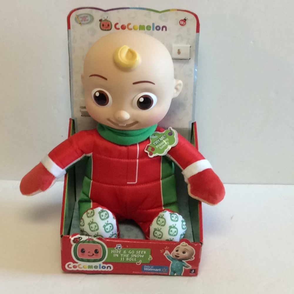New Cocomelon Hide & Go Seek In Snow JJ Doll Sounds, Music and Phrases